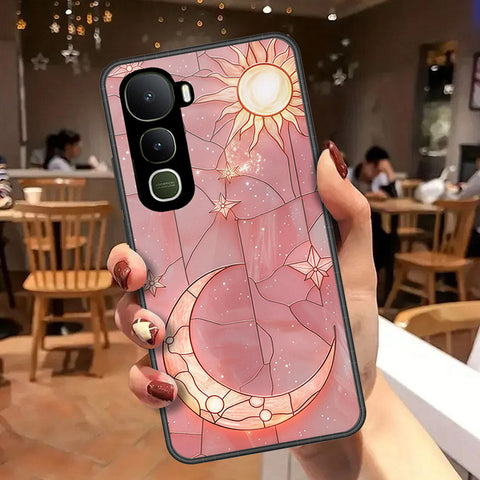 Vivo Y400 Cover - Celestial Starry Universe Series - HQ Ultra Shine Premium Infinity Glass Soft Silicon Borders Case