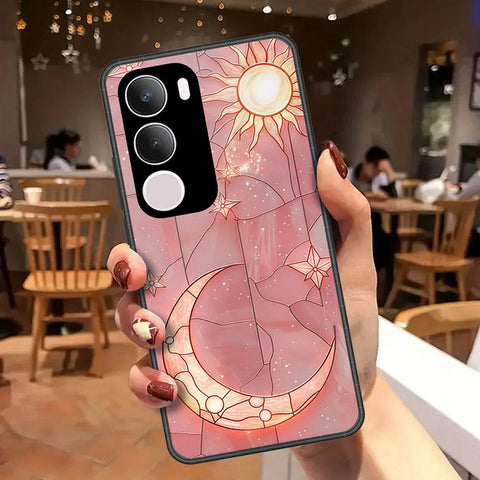 Vivo Y19s Pro Cover - Celestial Starry Universe Series - HQ Ultra Shine Premium Infinity Glass Soft Silicon Borders Case