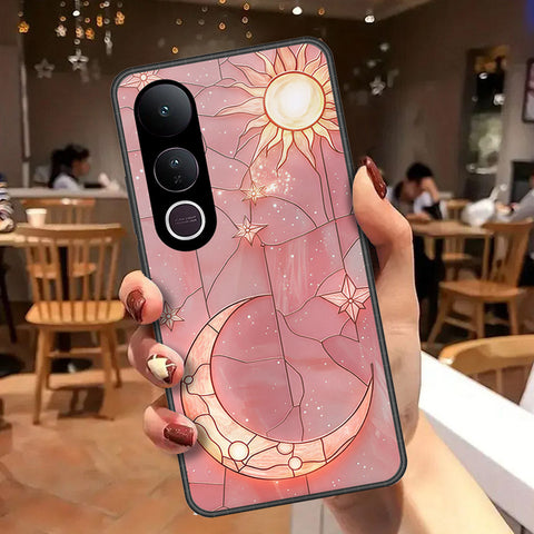 Vivo V50 Lite Cover - Celestial Starry Universe Series - HQ Ultra Shine Premium Infinity Glass Soft Silicon Borders Case