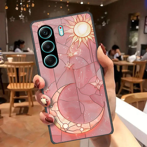Tecno Camon 40 Pro Cover - Celestial Starry Universe Series  - HQ Ultra Shine Premium Infinity Glass Soft Silicon Borders Case