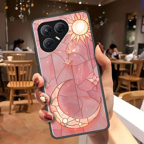 Tecno Pova 7 4G Cover - Celestial Starry Universe Series  - HQ Ultra Shine Premium Infinity Glass Soft Silicon Borders Case