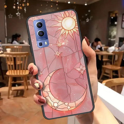 Vivo Y52 5G Cover - Celestial Starry Universe Series - HQ Ultra Shine Premium Infinity Glass Soft Silicon Borders Case