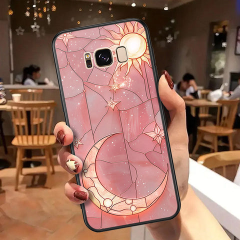 Samsung Galaxy S8 Cover - Celestial Starry Universe Series  - HQ Ultra Shine Premium Infinity Glass Soft Silicon Borders Case