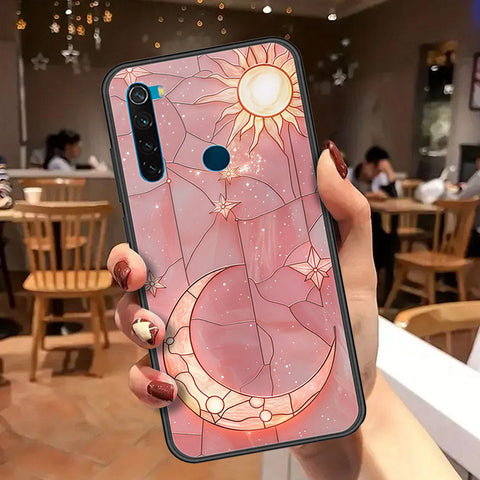 Xiaomi Redmi Note 8 Cover - Celestial Starry Universe Series  - HQ Ultra Shine Premium Infinity Glass Soft Silicon Borders Case