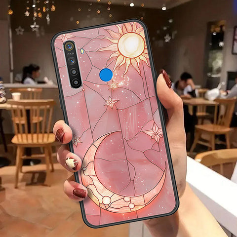 Realme Narzo 10 Cover - Celestial Starry Universe Series  - HQ Ultra Shine Premium Infinity Glass Soft Silicon Borders Case