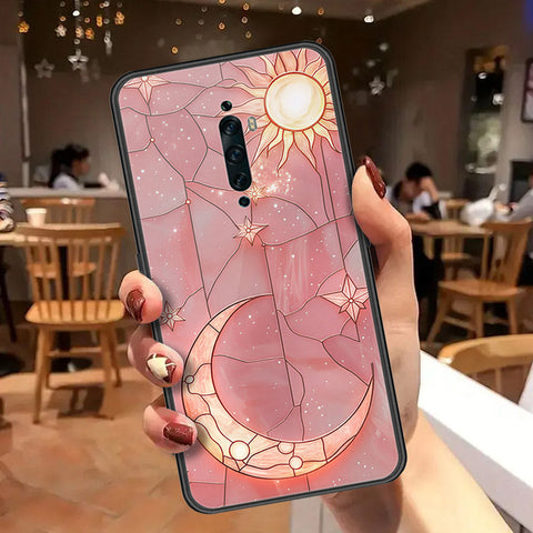 Oppo Reno 2Z Cover - Celestial Starry Universe Series  - HQ Ultra Shine Premium Infinity Glass Soft Silicon Borders Case