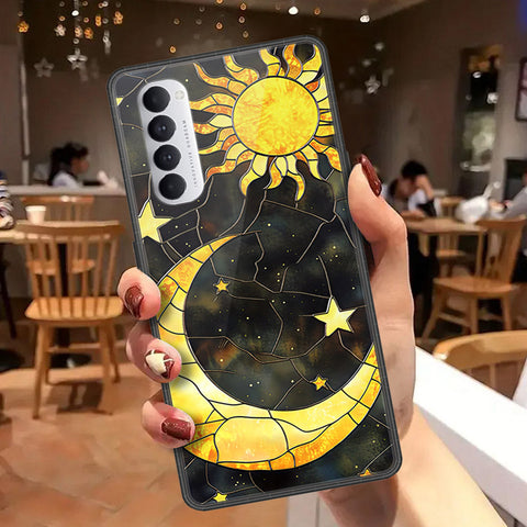 Oppo Reno 4 Pro Cover - Celestial Starry Universe Series  - HQ Ultra Shine Premium Infinity Glass Soft Silicon Borders Case