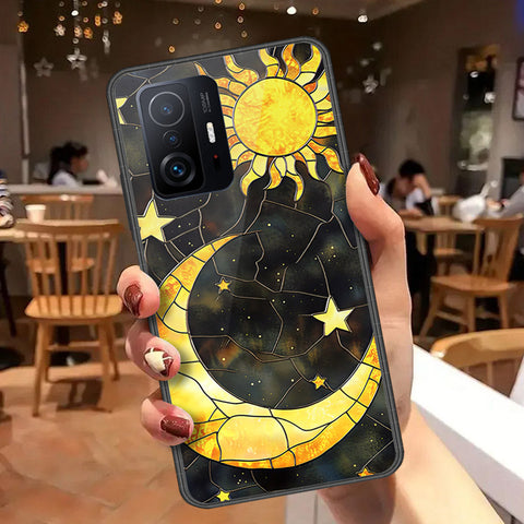 Xiaomi 11T Pro Cover - Celestial Starry Universe Series  - HQ Ultra Shine Premium Infinity Glass Soft Silicon Borders Case