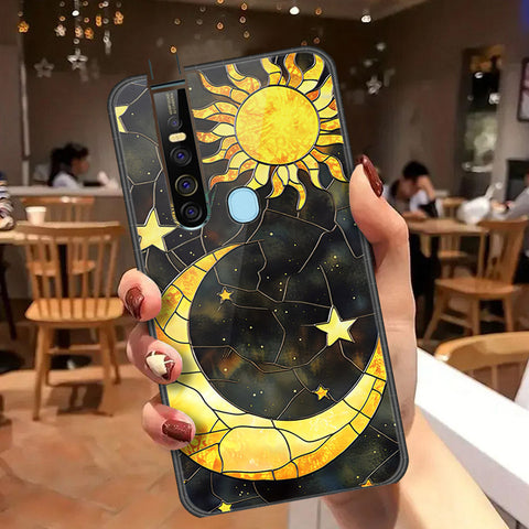 Tecno Camon 15 Premier Cover - Celestial Starry Universe Series  - HQ Ultra Shine Premium Infinity Glass Soft Silicon Borders Case