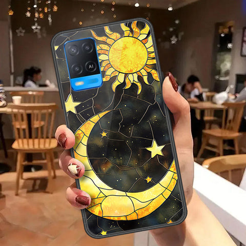 Oppo A54 4G Cover - Celestial Starry Universe Series  - HQ Ultra Shine Premium Infinity Glass Soft Silicon Borders Case