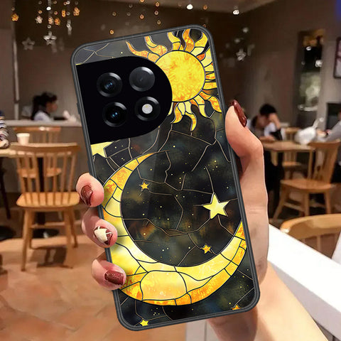 OnePlus Ace 2 Cover - Celestial Starry Universe Series  - HQ Ultra Shine Premium Infinity Glass Soft Silicon Borders Case