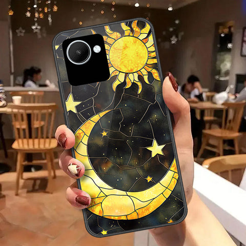 Realme C30 Cover - Celestial Starry Universe Series  - HQ Ultra Shine Premium Infinity Glass Soft Silicon Borders Case