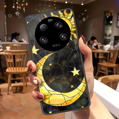 Xiaomi 13 Ultra Cover - Celestial Starry Universe Series  - HQ Ultra Shine Premium Infinity Glass Soft Silicon Borders Case
