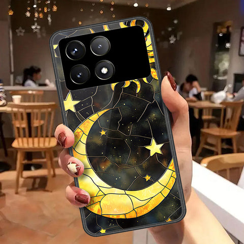 Xiaomi Poco F6 Pro Cover - Celestial Starry Universe Series - HQ Ultra Shine Premium Infinity Glass Soft Silicon Borders Case