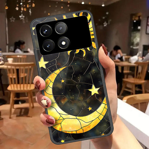 Xiaomi Poco X6 Pro Cover - Celestial Starry Universe Series - HQ Ultra Shine Premium Infinity Glass Soft Silicon Borders Case