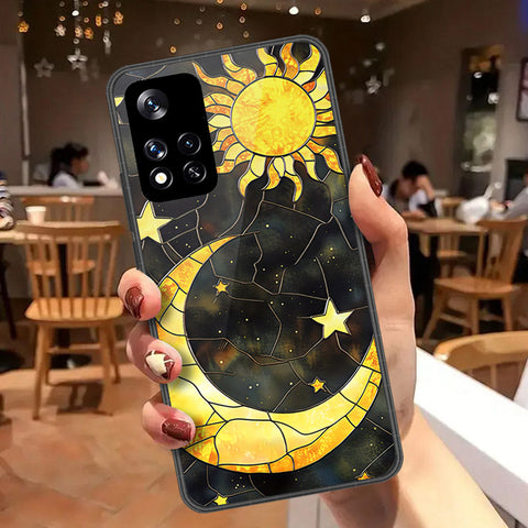 Xiaomi Redmi Note 11 Pro Plus 5G Cover - Celestial Starry Universe Series - HQ Ultra Shine Premium Infinity Glass Soft Silicon Borders Case