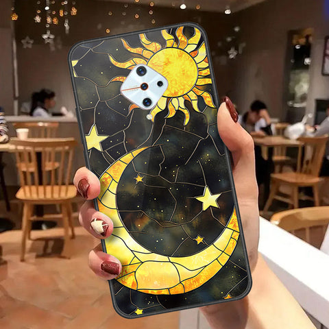 Vivo Y9s Cover - Celestial Starry Universe Series - HQ Ultra Shine Premium Infinity Glass Soft Silicon Borders Case