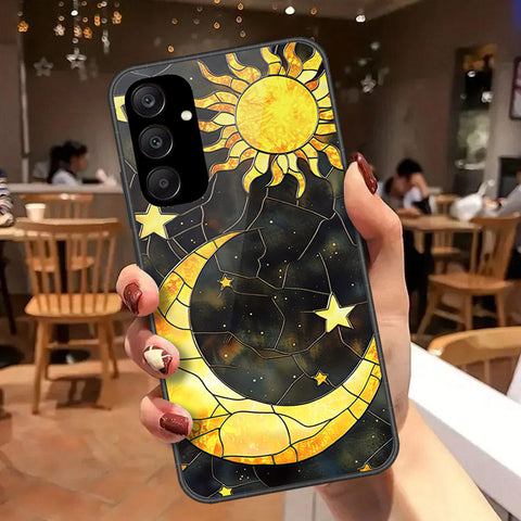 Samsung Galaxy A25 5G Cover - Celestial Starry Universe Series - HQ Ultra Shine Premium Infinity Glass Soft Silicon Borders Case