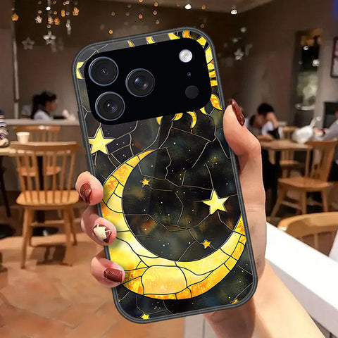 iPhone 17 Pro - Celestial Starry Universe Series - HQ Ultra Shine Premium Infinity Glass Soft Silicon Borders Case