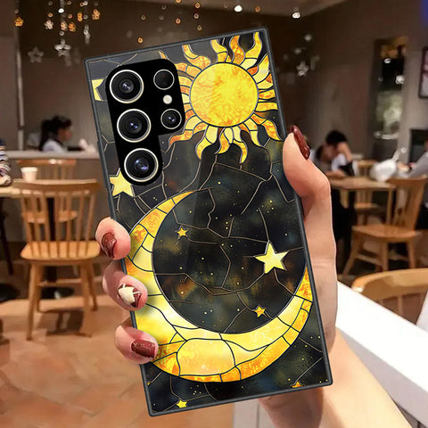 Samsung Galaxy S26 Ultra Cover - Celestial Starry Universe Series  - HQ Ultra Shine Premium Infinity Glass Soft Silicon Borders Case