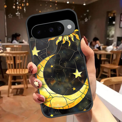 Google Pixel 10 Cover - Celestial Starry Universe Series - HQ Ultra Shine Premium Infinity Glass Soft Silicon Borders Case