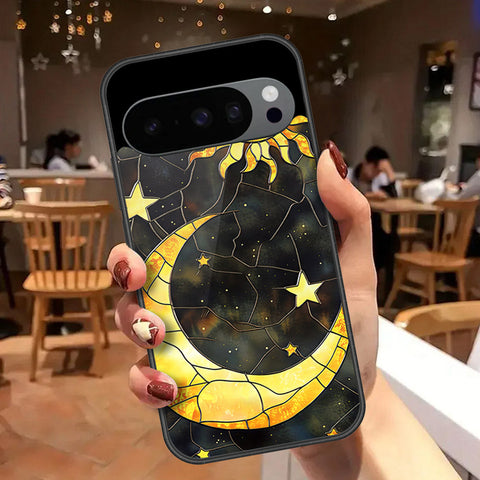 Google Pixel 9 Pro XL Cover - Celestial Starry Universe Series - HQ Ultra Shine Premium Infinity Glass Soft Silicon Borders Case