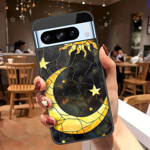 Google Pixel 8 Pro Cover - Celestial Starry Universe Series  - HQ Ultra Shine Premium Infinity Glass Soft Silicon Borders Case