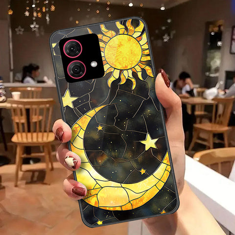 Motorola Moto G84 Cover - Celestial Starry Universe Series - HQ Ultra Shine Premium Infinity Glass Soft Silicon Borders Case