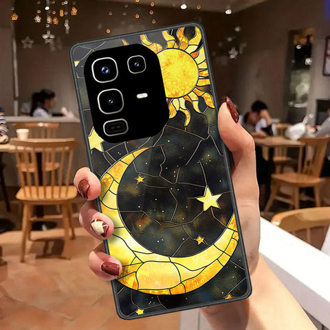 Infinix Note 50 4G Cover - Celestial Starry Universe Series - HQ Ultra Shine Premium Infinity Glass Soft Silicon Borders Case