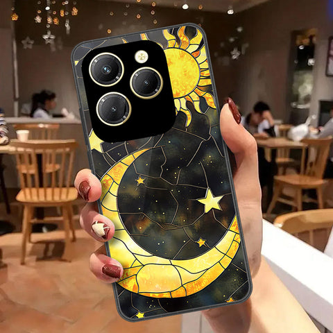 Tecno Spark 20 Pro Cover - Celestial Starry Universe Series - HQ Ultra Shine Premium Infinity Glass Soft Silicon Borders Case