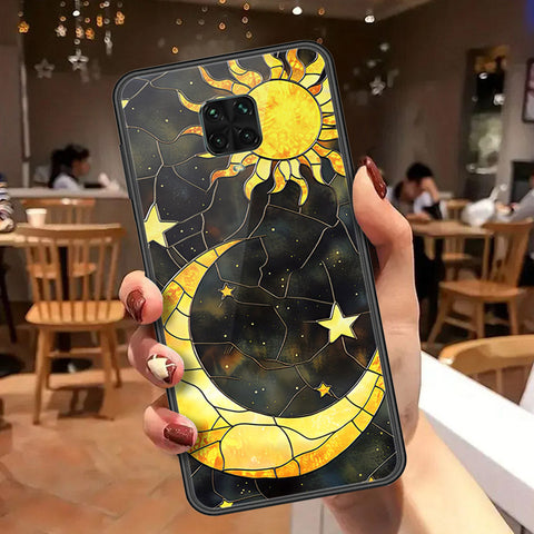 Xiaomi Redmi Note 9 Pro Cover - Celestial Starry Universe Series  - HQ Ultra Shine Premium Infinity Glass Soft Silicon Borders Case