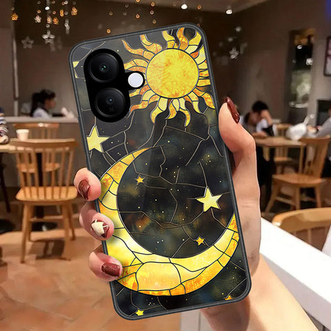 Vivo V60 Lite 5G Cover - Celestial Starry Universe Series - HQ Ultra Shine Premium Infinity Glass Soft Silicon Borders Case