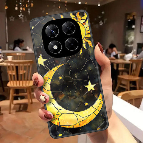 Xiaomi Redmi Note 14 Pro 4G Cover - Celestial Starry Universe Series - HQ Ultra Shine Premium Infinity Glass Soft Silicon Borders Case