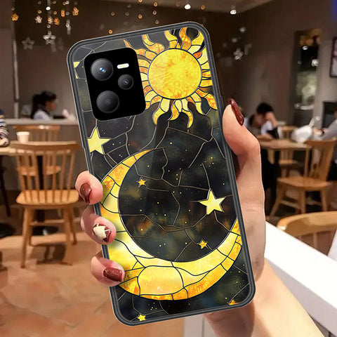 Realme Narzo 50A Prime Cover - Celestial Starry Universe Series - HQ Ultra Shine Premium Infinity Glass Soft Silicon Borders Case