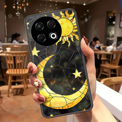 Tecno Spark 30 Pro Cover - Celestial Starry Universe Series - HQ Ultra Shine Premium Infinity Glass Soft Silicon Borders Case
