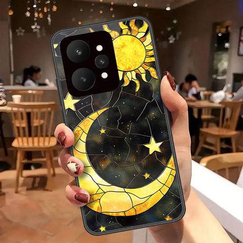 Realme 15 Pro Cover - Celestial Starry Universe Series - HQ Ultra Shine Premium Infinity Glass Soft Silicon Borders Case