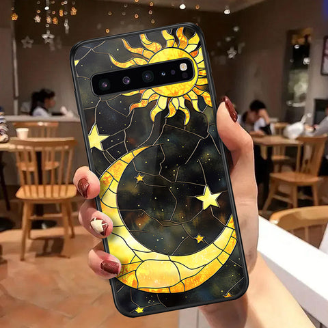 Samsung Galaxy S10 5G Cover - Celestial Starry Universe Series  - HQ Ultra Shine Premium Infinity Glass Soft Silicon Borders Case