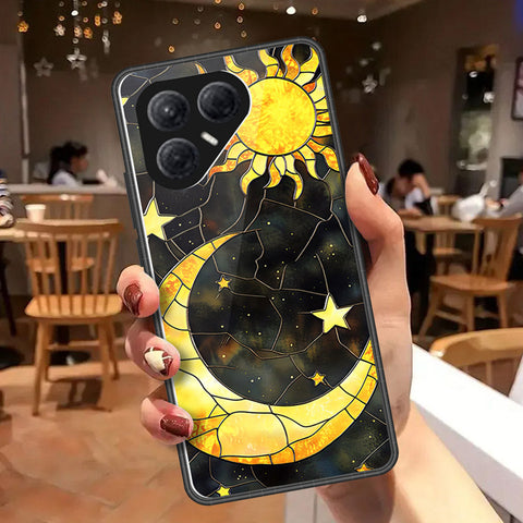 Tecno Pova 7 4G Cover - Celestial Starry Universe Series  - HQ Ultra Shine Premium Infinity Glass Soft Silicon Borders Case