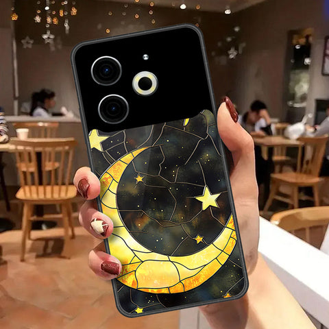 Tecno Pova 6 Pro Cover - Celestial Starry Universe Series  - HQ Ultra Shine Premium Infinity Glass Soft Silicon Borders Case