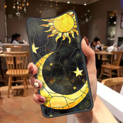 Oppo Find X Cover - Celestial Starry Universe Series  - HQ Ultra Shine Premium Infinity Glass Soft Silicon Borders Case