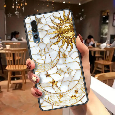 Huawei P20 Pro Cover - Celestial Starry Universe Series  - HQ Ultra Shine Premium Infinity Glass Soft Silicon Borders Case
