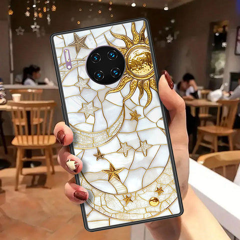 Huawei Mate 30 Pro Cover - Celestial Starry Universe Series  - HQ Ultra Shine Premium Infinity Glass Soft Silicon Borders Case