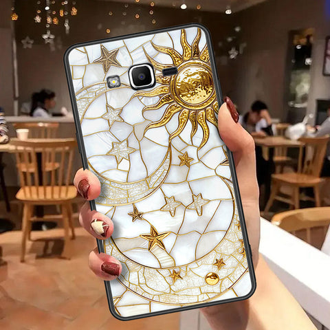 Samsung Galaxy Grand Prime Cover - Celestial Starry Universe Series  - HQ Ultra Shine Premium Infinity Glass Soft Silicon Borders Case