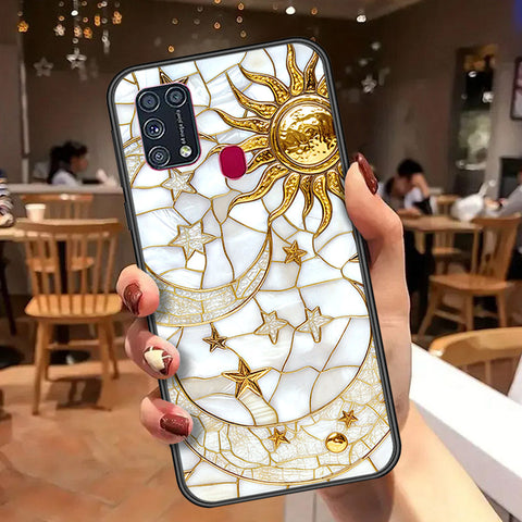 Samsung Galaxy F41 Cover - Celestial Starry Universe Series  - HQ Ultra Shine Premium Infinity Glass Soft Silicon Borders Case