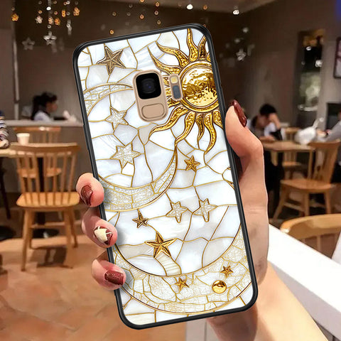 Samsung Galaxy S9 Cover - Celestial Starry Universe Series  - HQ Ultra Shine Premium Infinity Glass Soft Silicon Borders Case