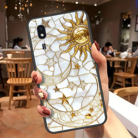 Samsung Galaxy A2 Core Cover - Celestial Starry Universe Series  - HQ Ultra Shine Premium Infinity Glass Soft Silicon Borders Case