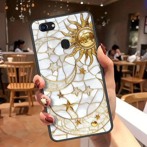 Oppo F5 Cover - Celestial Starry Universe Series  - HQ Ultra Shine Premium Infinity Glass Soft Silicon Borders Case