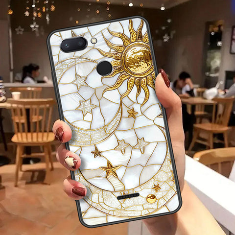 Xiaomi Redmi 6 Cover - Celestial Starry Universe Series  - HQ Ultra Shine Premium Infinity Glass Soft Silicon Borders Case