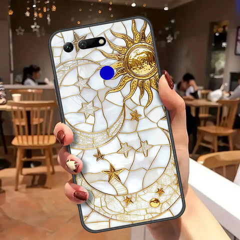 Huawei Honor View 20 Cover - Celestial Starry Universe Series  - HQ Ultra Shine Premium Infinity Glass Soft Silicon Borders Case