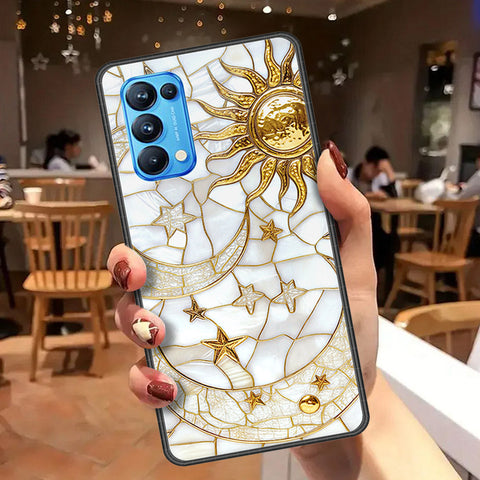 Oppo Reno 5 Pro 5G Cover - Celestial Starry Universe Series  - HQ Ultra Shine Premium Infinity Glass Soft Silicon Borders Case